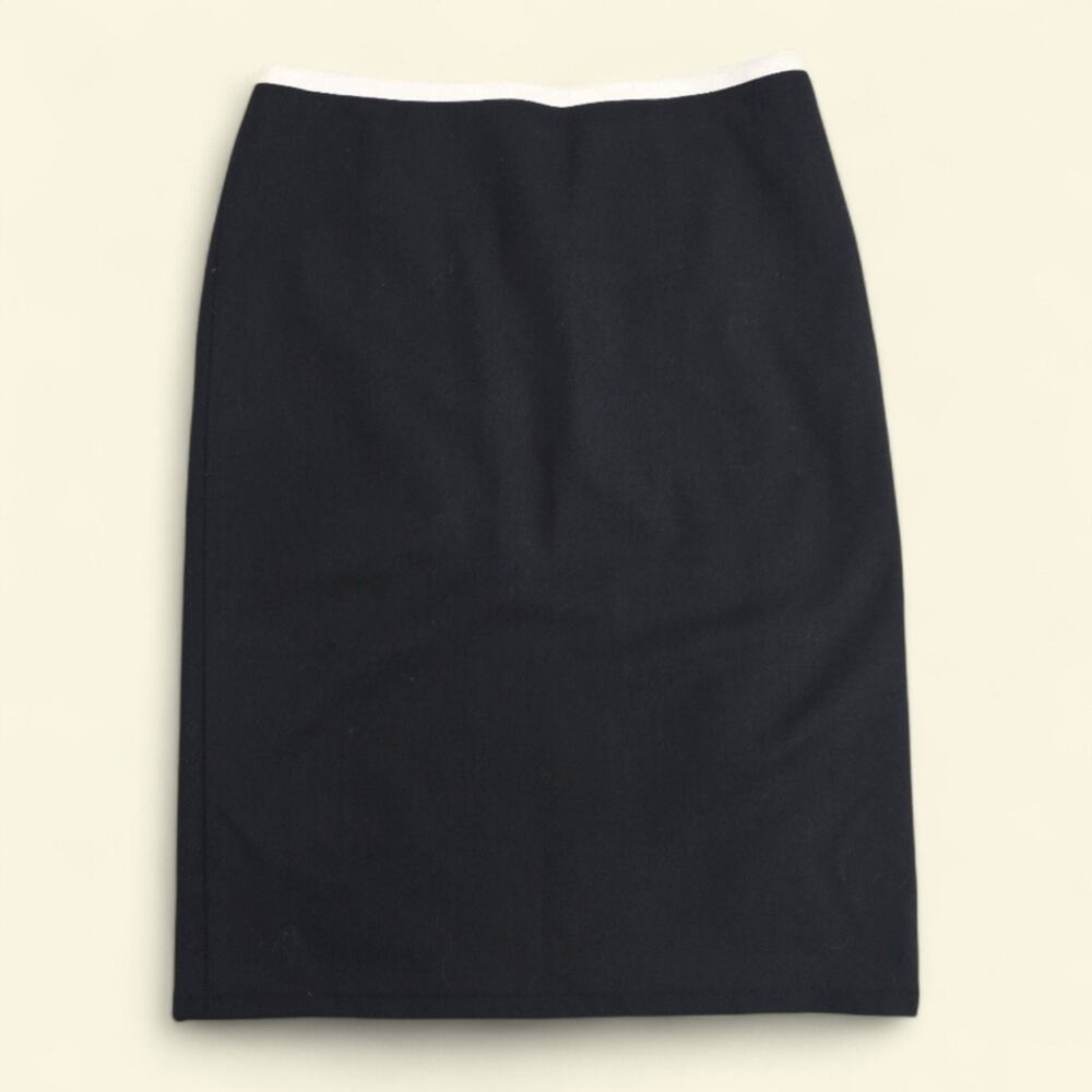 Emporio Armani Black Corpcore Designer‎ Pencil Skirt